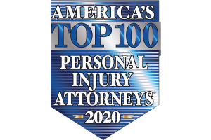 Americas Top 100 Personal Injury Attorneys 2020 - badge
