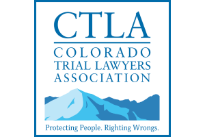 Colorado Trial Lawyers Association - Protecting People, Righting Wrongs - Badge